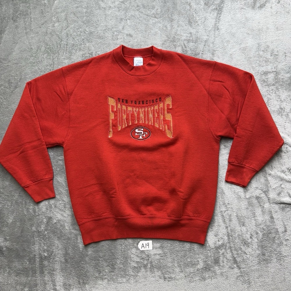 Vintage San Francisco 49ers Crewneck Salem Sportswear Made In USA Size Large